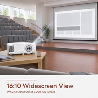 Projecteur de salle de réunion professionnelle BW2800 4000 Lumens WXGA 1280x800 DLP Contraste 20000:1