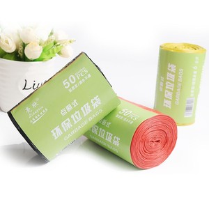 Custom Strong Color Household <b>Bin</b> <b>Liner</b> Cornstarch Kitchen Scented Garbage Bags - Product Image 1