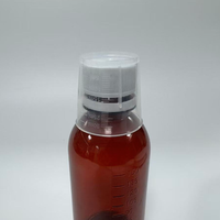 Bouteilles de médecine pharmaceutique en plastique ambré de 60ml 100ml 120ml 250ml personnalisées bouteille de sirop contre la toux orale