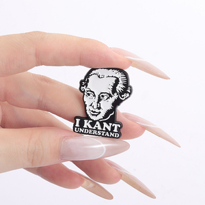 Sming Pins Célèbre Philosophe <span class=keywords><strong>Kant</strong></span> Épingles En Émail <span class=keywords><strong>Philosophie</strong></span> Classique I <span class=keywords><strong>Kant</strong></span> Comprendre Broche Décor Vêtements Revers Badge Bijoux - Product Image 5