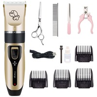 Tondeuse Électrique pour Animaux de Compagnie, Kit de Toilettage pour Chiens et Chats