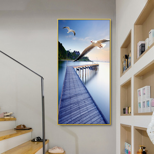 100x200 <span class=keywords><strong>cm</strong></span> Super grande taille Art mural acrylique <span class=keywords><strong>cadre</strong></span> en alliage d'aluminium peinture murale adaptée aux grands murs - Product Image 3