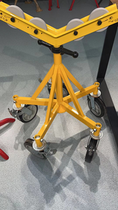 Support de soudage de tuyaux à cinq roues H406 avec support de visseuse - Product Image 6