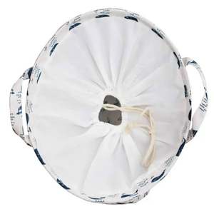 Cesto de Ropa Sucia Plegable Impermeable de Algodón, 42x48cm - Product Image 3