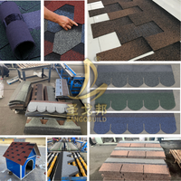 US 4 Tab Asphalt-Dachschindeln Günstiger Großhandelspreis Feuerfeste Glasfaser-Bitumen Malaysia Dachmaterial