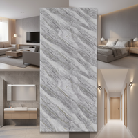 Panneau mural 3D imperméable et ignifuge à texture marbre, effet marbre, revêtement mural décoratif intérieur pour mur de fond de télévision