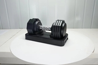 Ensemble d'haltères réglables de 80lb, poids ronds et octogonaux pour musculation et équipement de gymnastique