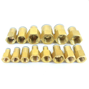 Raccords de tuyaux pneumatiques Cnbc, type à insertion, connecteurs filetés en cuivre pour circuits pneumatiques mécaniques - Product Image 2