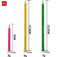Crayons de couleur hexagonaux sans bois de haute qualité, 6 à 48 pièces, LAPICES LAPIZ HB, crayons de couleur en vrac, ensemble d'art, crayons de couleur