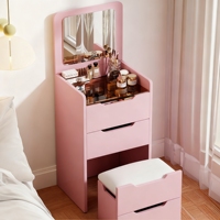 Nouvelle coiffeuse 2026, table de maquillage, miroir HD, rangement, mobilier de salon de beauté haut de gamme pour les amoureux de la beauté