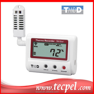 Enregistreur de données de température et d'humidité TR-71nw 72nw 72nw-h basé sur LAN avec batterie, écran LCD, résolution 0,1°C/1%HR, certifié CE - Product Image 5
