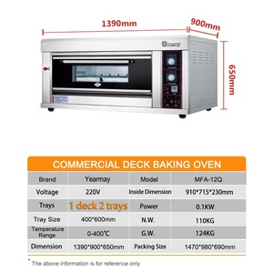 Commercial Bread Gas Oven for <strong>Bakery</strong> Industrial Bread Cake Ovens With <strong>Chimney</strong> - Product Image 2