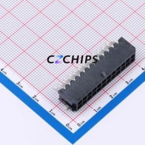 WB5557W-240R-0W Wire-to-Board Pin Header SMD,P=3mm,Horizontal Mount Connector 2x12P 3mm Horizontal Mount Micro-Fit (MX 3.0) - Product Image 1