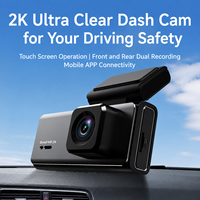 Mini caméra embarquée discrète 4K avant et arrière avec GPS et détecteur de radar, petite caméra cachée, prend en charge le mode stationnement et le capteur G F3
