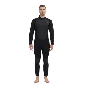 Nhà Sản Xuất Tùy Chỉnh Đàn Ông Mới Đen Neoprene In Dài Tay Springsuit Lặn Wetsuit