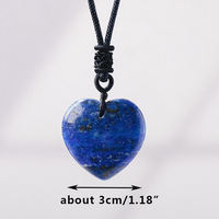 Pendentif en cristal naturel en forme de cœur, pierre de guérison, collier en améthyste, cadeau pour la Saint-Valentin pour les femmes