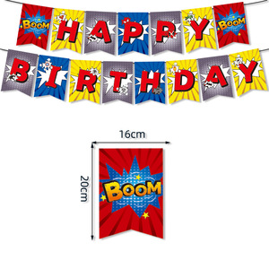 Nouvelles assiettes, serviettes, gobelets et nappe jetables <span class=keywords><strong>Spiderman</strong></span> rouge pour la décoration de fête d'anniversaire des enfants - Product Image 6