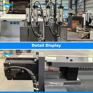 Machines portes fenêtres, mur-rideau, coupe trois pièces, ligne cadre aluminium, scie <span class=keywords><strong>taquet</strong></span> d'angle CNC - Product Image 2