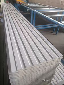 Panel de Revestimiento Metálico Decorativo Aislado, Resistente al Fuego y al Agua Salada, para el Centro Logístico Costero de Qatar B1 - Product Image 4