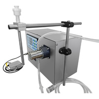 Machine de remplissage semi-automatique à pompe magnétique à tête unique pour liquides, cosmétiques et huiles essentielles