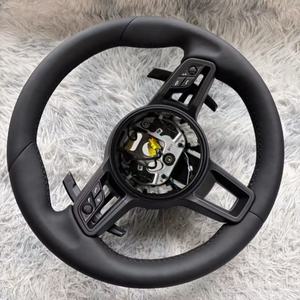 Volant en cuir noir pour Porsche Panamera Cayenne Macan 718 Boxster Cayman 996 <span class=keywords><strong>911</strong></span> 981 958 991 - Product Image 3
