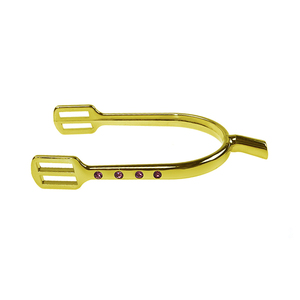 Pembe taşlı çinko döküm at uzatma ucu, bayan boyu İngiliz uzatma ucu, boyu yaklaşık 20MM, çift olarak satılır. SP6114ZL - Product Image 4