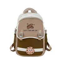 Vente en gros Sacs à dos d'étudiant à la mode de grande capacité avec doublure en nylon Motif de lettre pour l'école en classe Utilisation de loisirs