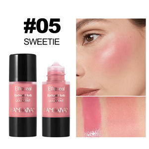 Blush Minerale in <span class=keywords><strong>Crema</strong></span> a 6 Colori, Tipo Pressato, Shimmer Fine, Lunga Durata, Set per Trucco Quotidiano Naturale per Tutti i Tipi di <span class=keywords><strong>Pelle</strong></span>, 40g - Product Image 5