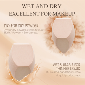 ฟองน้ำแต่งหน้าขนาดใหญ่ ปราศจากน้ำยาง สำหรับลงรองพื้นและเครื่องสำอาง - Product Image 4