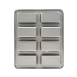 8 Cup Mini Loaf Muffin Pan Carbon Steel with Non-Stick Coating <b>Good</b> Release Performance <b>Baking</b> Dishes & Pans - Product Image 6