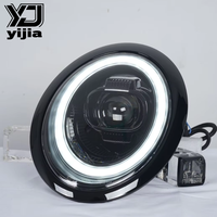 Pour MINI/R50/R52/R53 01-07, ensemble de phares LED modifiés, 12V, 6000-8000 lumens, feux de voiture rouges et froids