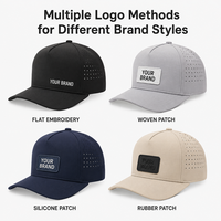 Casquette Trucker Respirante Personnalisée avec Logo OEM Brodé ou Perforé au Laser, Casquette Snapback en Gros pour Golf, Sports et Course à Pied