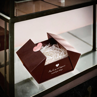 Boîte cadeau rigide sur mesure, luxe, finition mate, double porte, plate, recyclable, pour cosmétiques, avec insert en éponge, pour perruques, aseptique