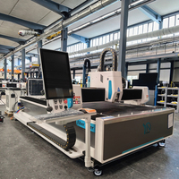 Máquina de corte por láser de fibra Raycus, software CNC de 3000W, compatible con formatos DXF BMP PLT DWG para corte láser de Metal Max IPG