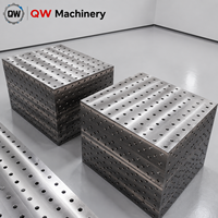 Table de soudage spéciale robotisée nitrurée, plateforme de fixation modulaire flexible 3D pour station de soudage automatisée