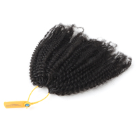 Orientfashion Miracle Knots Cheveux au crochet Extensions de cheveux humains au crochet Noir naturel Ondulations profondes Cheveux humains pour femmes noires