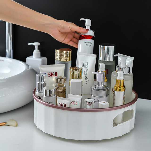 2023 Lazy Susan Turntable Storage Bin 360 Round Rotating Serving Rotating Organizer Tray