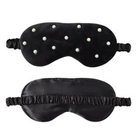 Masque de sommeil occultant de luxe léger et de haute qualité, en polyester doux et respectueux de la peau, fabriqué en Chine, logo OEM personnalisé disponible pour la maison