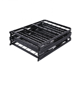 Wholesale Hotel Double Bed Base Queen Folding King Size Soft Steel Bed Frame Storage Platform Mattress Base
