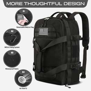 Sac de sport multifonctionnel de voyage avec compartiment à chaussures séparé et rangement organisé, imperméable, pour le sport et les voyages en avion (bagage cabine) - Product Image 3