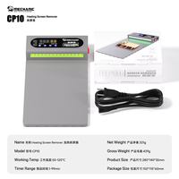 Table de séparation chauffante MECHANIC CP10 pour écrans LCD, avec emballage de protection, pour la réparation de téléphones portables et tablettes, démontage d'écrans