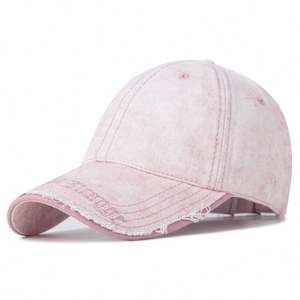 Gorra de Béisbol de Verano, Talla Grande, Gorra Retro para Hombre y Mujer, Bordado Lavado a la Moda, Protección UV - Product Image 6