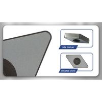 New Design Threading Turning Insert CNGL1204 Long Service Life Excellent Cbn Cutting Tools Insert For Turning
