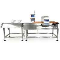 Detector de Metales Industrial y Comprobador de Peso Combinado para la Industria Alimentaria, Sistema Combinado para Línea de Producción, Precio