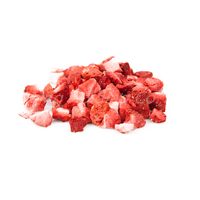 Snack de Fruta y Vegetales Liofilizados Enteros de Fresa 100% Certificados Halal, en Bolsa, con Sabor Salado, Textura Dura y Nutritivos