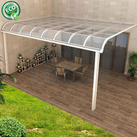 Auvents extérieurs Jardin Patio Couverture de toits en polycarbonate pour balcon