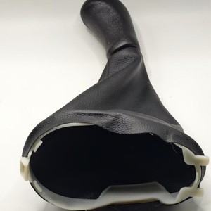 Renault Gear <b>Shift</b> <b>Knob</b> Cover Leather Black Ergonomic Fitment - Product Image 3