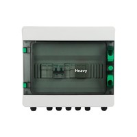 Caja Combinadora Fotovoltaica IP66 con Protección contra Rayos, Distribución de CC para Sistemas Fotovoltaicos, Equipamiento de Distribución de Bajo Voltaje, 65A, Modelo Zhejiang