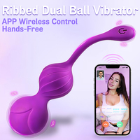 SEXBAY APP Fernbedienungsvibrations-Ei für Frauen, USB-Aufladbares Klitoris-G-Punkt-Massagegerät, Wasserdichtes Erwachsenen-Sexspielzeug