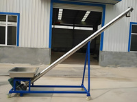 Prix usine Machine d'alimentation à vis inclinée en acier inoxydable / Convoyeur à vis hélicoïdal Économiseur d'espace Élévateur spiralé pour granulés et poudres Haute performance